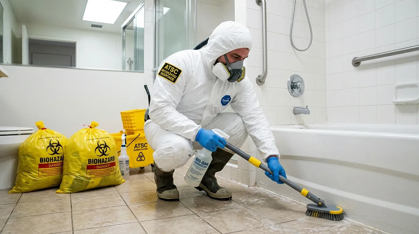 Decontamination equipment deployed for Blood Cleanup in Chino Hills